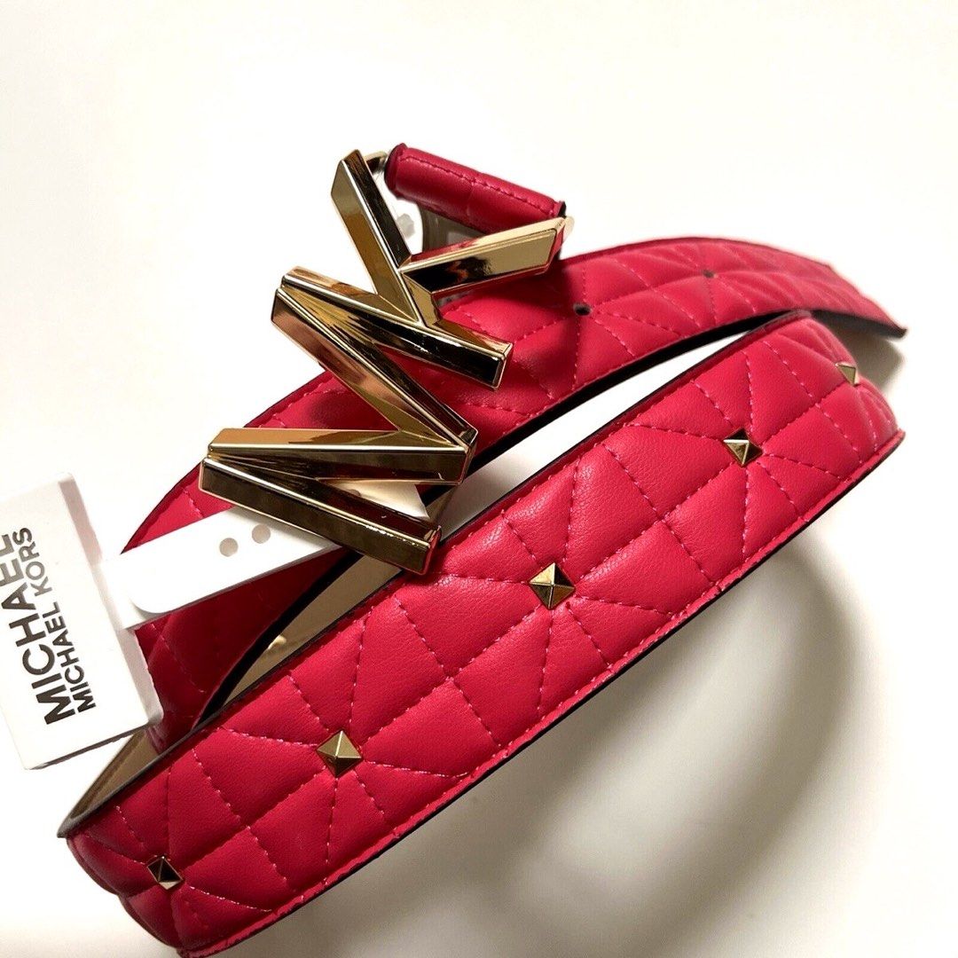 Michael Kors Pink Belt XL (Category: Belts) located in Las Pinas. Submitted by epitome.mnl (Listing ID 1471129997, Image 3). Description: 💎Brand New with tag 💎Michael Kors 💎Size XL 💎SRP 68USD 💎All items 100% original 📌MOP GCASH or BDO 📌SF Shouldered by the buyer 📌Lalamove/Grab (via sched) 📌Flash / Gogo Express Provincial 80-240 📌Meetups: Las Pinas/Alabang/Laguna via schedule.