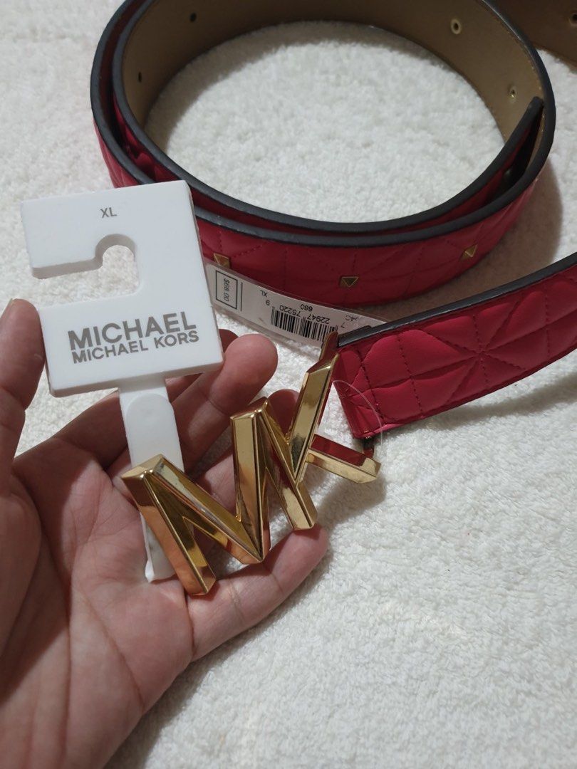 Michael Kors Pink Belt XL (Category: Belts) located in Las Pinas. Submitted by epitome.mnl (Listing ID 1471129997, Image 1). Description: 💎Brand New with tag 💎Michael Kors 💎Size XL 💎SRP 68USD 💎All items 100% original 📌MOP GCASH or BDO 📌SF Shouldered by the buyer 📌Lalamove/Grab (via sched) 📌Flash / Gogo Express Provincial 80-240 📌Meetups: Las Pinas/Alabang/Laguna via schedule.