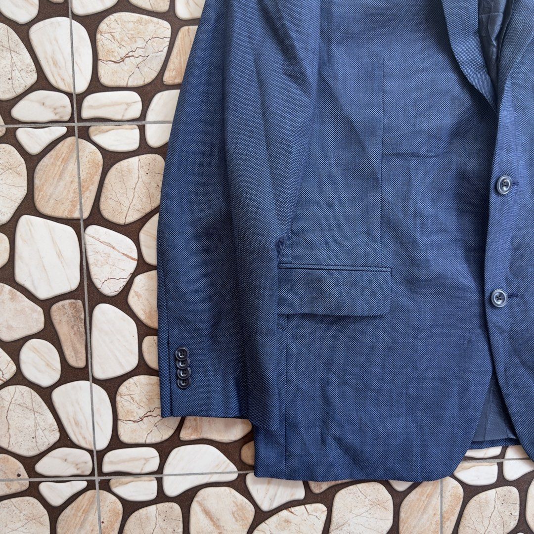 Michael Kors Woven Wool Blue Blazer Coat (Category: Coats, Jackets and Outerwear) located in Makati City. Submitted by hdn.rck (Listing ID 1470997329, Image 2). Description: Michael Kors Woven Wool Blue Blazer Coat.