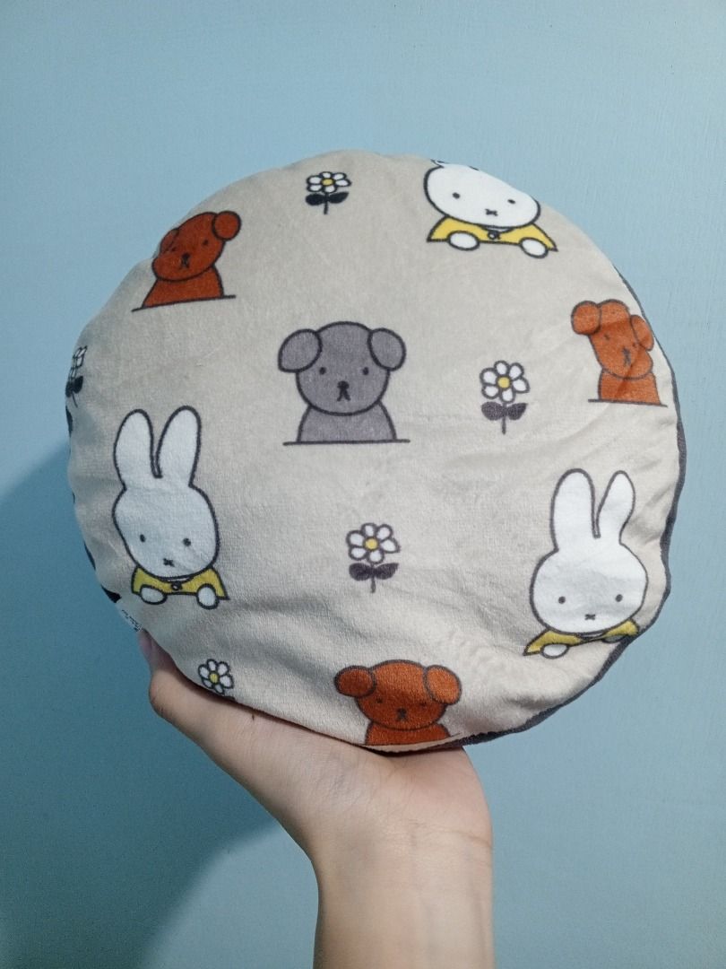 Miffy and Snuffy round plush pillow cushion (Category: Plushies & Soft Toys) located in Caloocan City. Submitted by fiercephoenix_23c798 (Listing ID 1471145135, Image 2). Description: .
