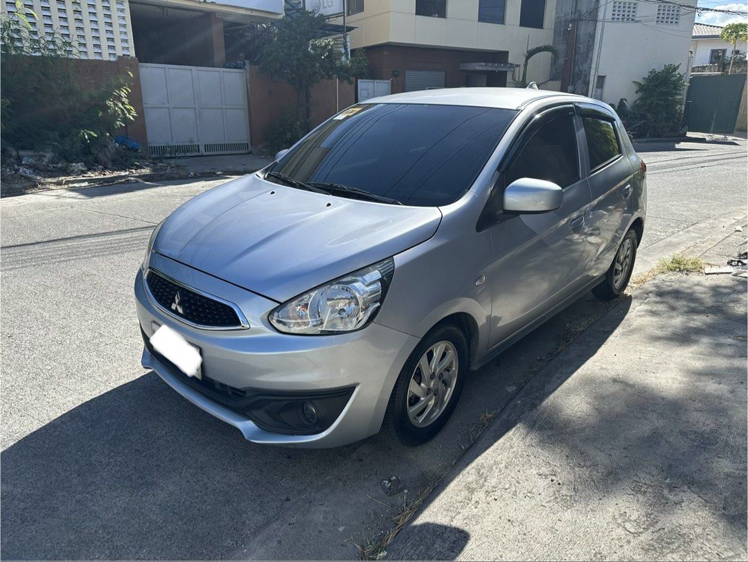 Mitsubishi Mirage GLX Auto (Category: Used Cars) located in Manila. Submitted by patsanityyy (Listing ID 1471135932, Image 3). Description: Mitsubishi Mirage 2018 GLX - Hatchback Automatic 43K mileage only Complete original papers on hand Registered 2027 Issue: scratches Slight negotiable Biñan, Laguna.