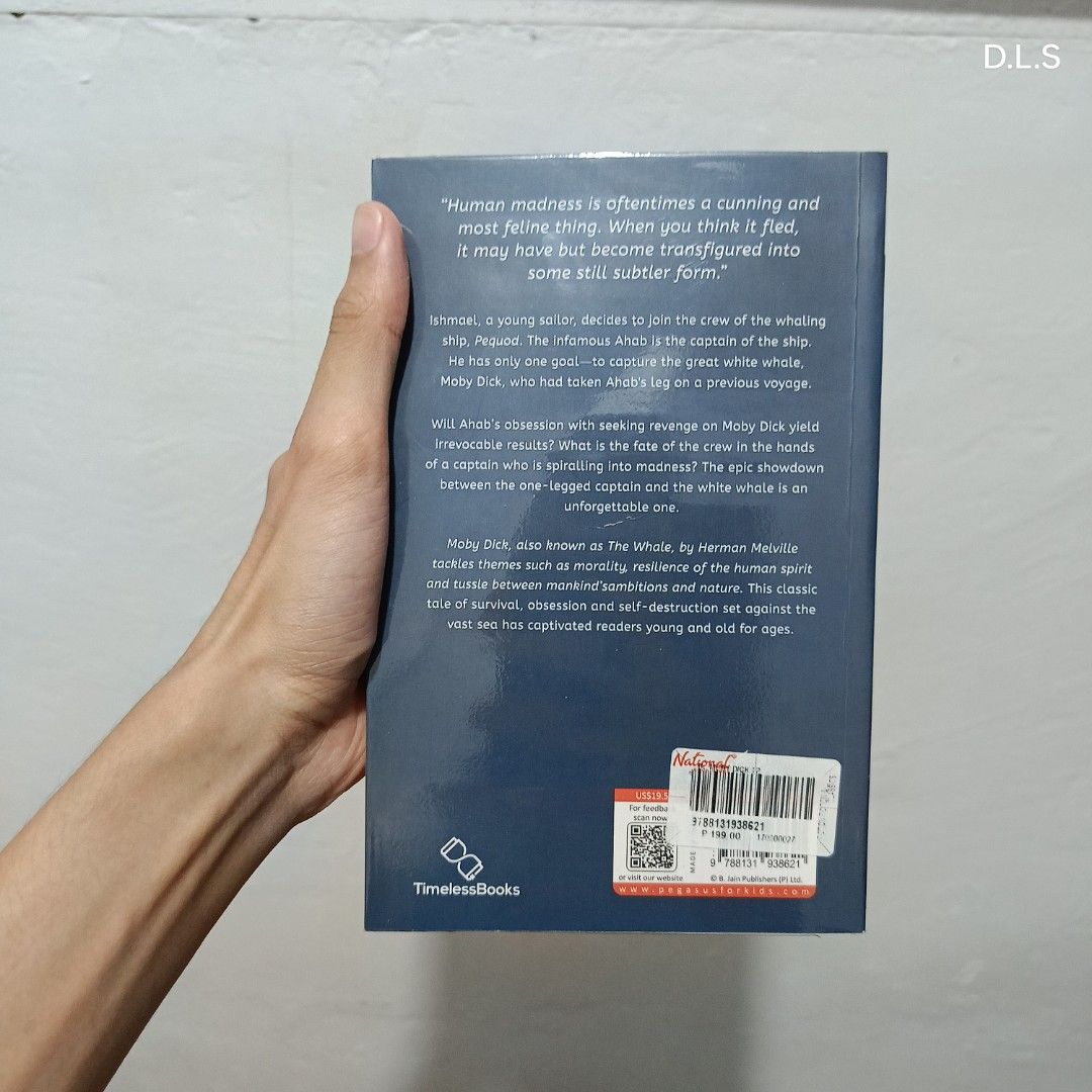 Moby Dick — Herman Melville (Category: Storybooks) located in Manila. Submitted by x_danilo (Listing ID 1471206853, Image 3). Description: PLEASE READ HERE: Title: Moby Dick — Herman Melville Pages: 670 Price: ₱200 + SF READING PLATFORM RATING: • Goodreads — 3.58/5 ⭐ GENRE: • Classic / Fiction / Literature / Historical Fiction / Novel / 19th Century / Adventure Issue/s: • Minimal foxing marks on edges. SERVICE/S OFFERED IF YOU BUY THIS BOOK: • Fr