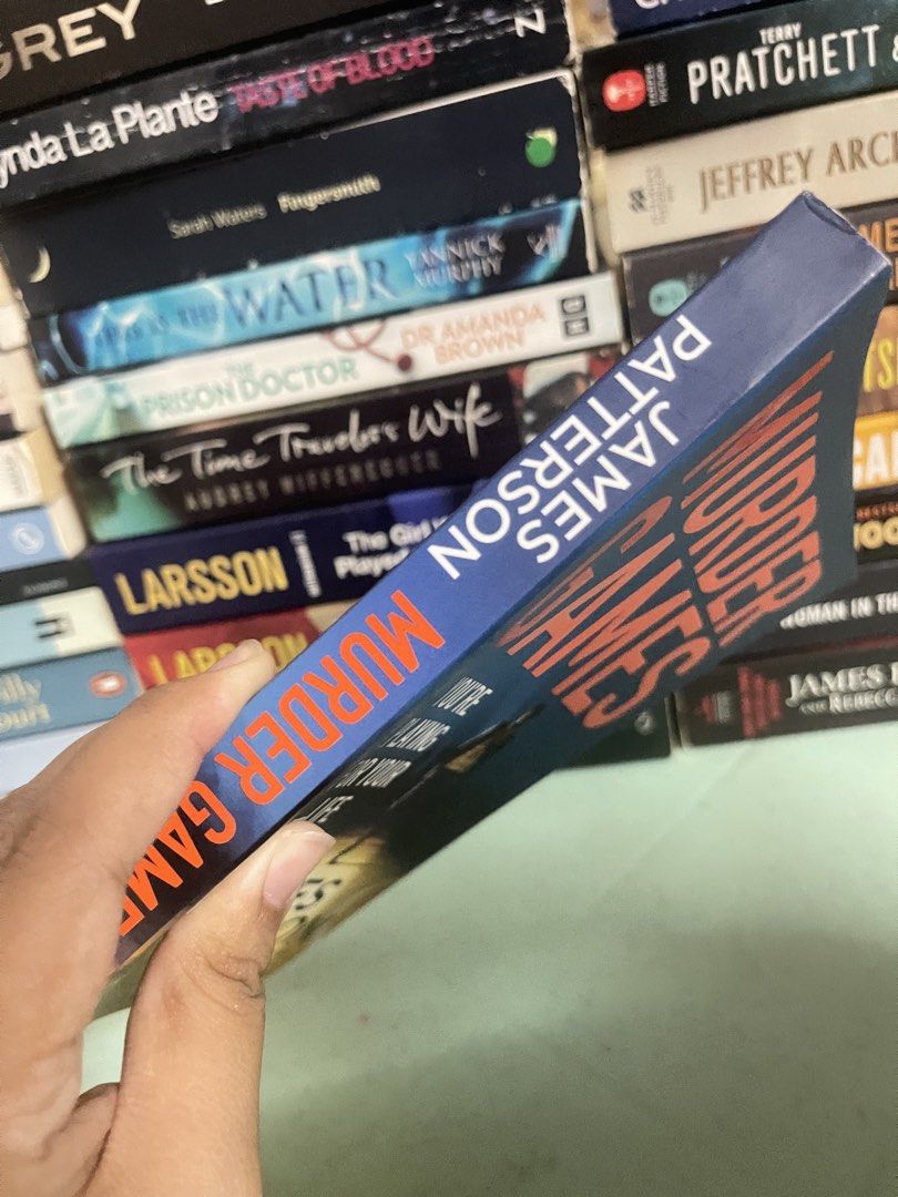 Murder Games by James Patterson (Category: Storybooks) located in General Trias. Submitted by kwinay.28 (Listing ID 1471209352, Image 2). Description: Preloved book with minimal foxing Thriller / Mystery / Crime Fiction.