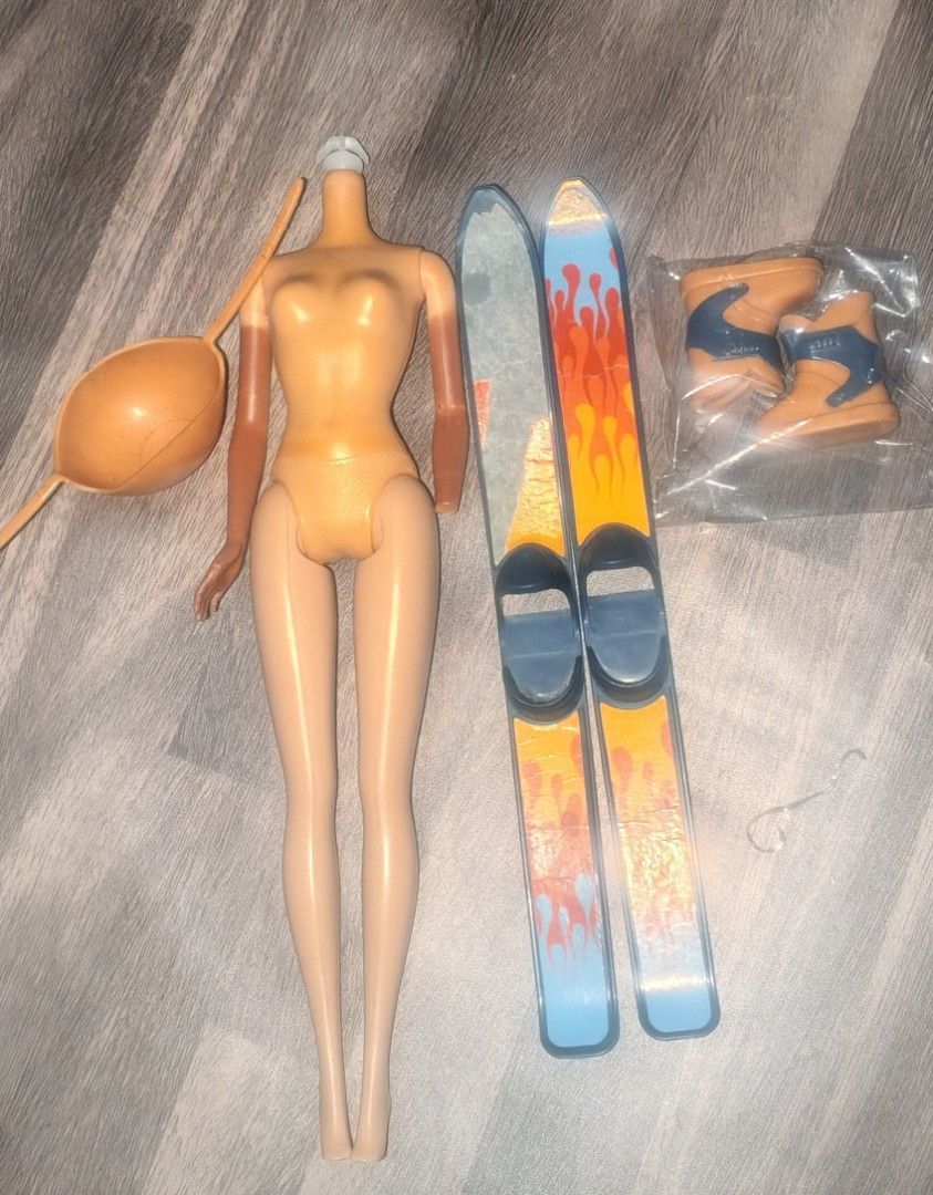 MY SCENE BUNDLE (Category: Kids Toys) located in Manila. Submitted by sulli_24 (Listing ID 1471246284, Image 1). Description: ‎‼️‼️‼️FOR SALE: My Scene Bundle‼️‼️‼️ ‎ ‎💖Barbie body💖 ‎Flaws: Arm discoloration and Hand amputated ‎ ‎🧡Chillin' out Chelsea 💙 ‎Skis and Shoes and helmets ‎Flaws: Peeled sticker and need some washing ‎ ‎- 300 + Shipping - ‎ ‎As is in the picture ‎ ‎RFS: Need extra funds and not into winter stuffed ‎ ‎• first to pay ‎•
