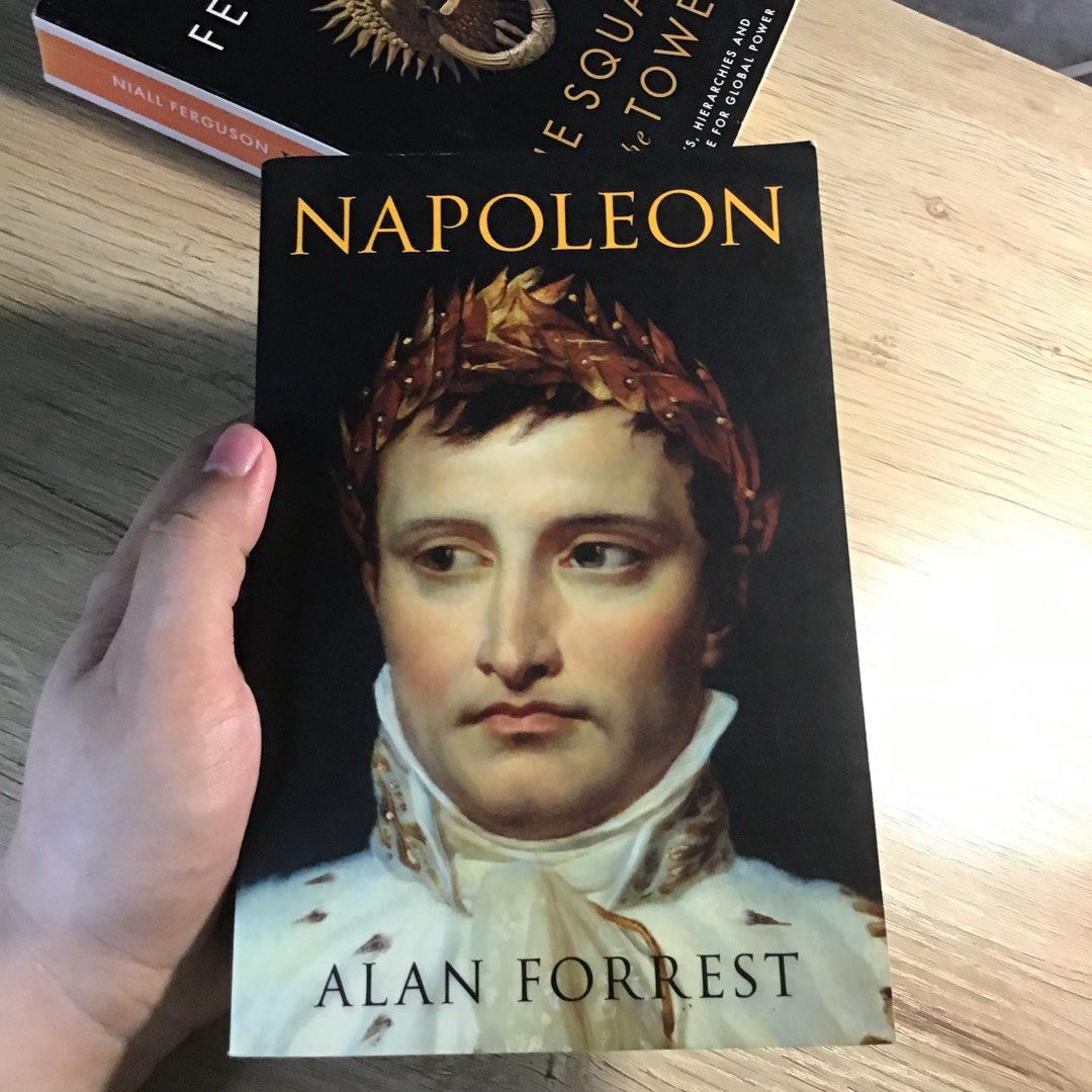 Napoleon by Alan Forrest Biography Paperback (Category: Storybooks) located in Caloocan City. Submitted by animobooks (Listing ID 1471235411, Image 3). Description: Napoleon biography by Alan Forrest (Quercus paperback). Covers his life from Egypt to Russia to St Helena, featuring the classic David portrait on a clean cover. A must-read for history buffs and military enthusiasts. * Normal size Paperback * Heavy Foxing/Well used * AUTHENTIC BOOK -