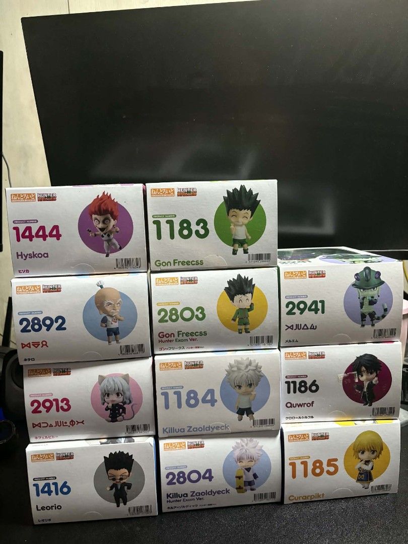 Nendoroids Blue Lock/Haikyuu/Hunter X Hunter (Category: Figurines & Statues) located in Manila. Submitted by collectorsgarage.ph (Listing ID 1471230473, Image 2). Description: For Sale Nendoroids‼️ Blue Lock ⚽ MISB lahat - 1998 Isagi Yoichi - 2658 Bachira Meguru - 2056 Nagi Seishiro - 2327 Itoshi Rin - 2851 Itoshi Sae - 2326 Mikage Reo Haikyu!! 🏐 BIB lahat - 461 Hinata Shoyo - 489 Kageyama Tobio - 563 Oikawa Toru - 719 Bokuto Kotaro - 723 Akaash