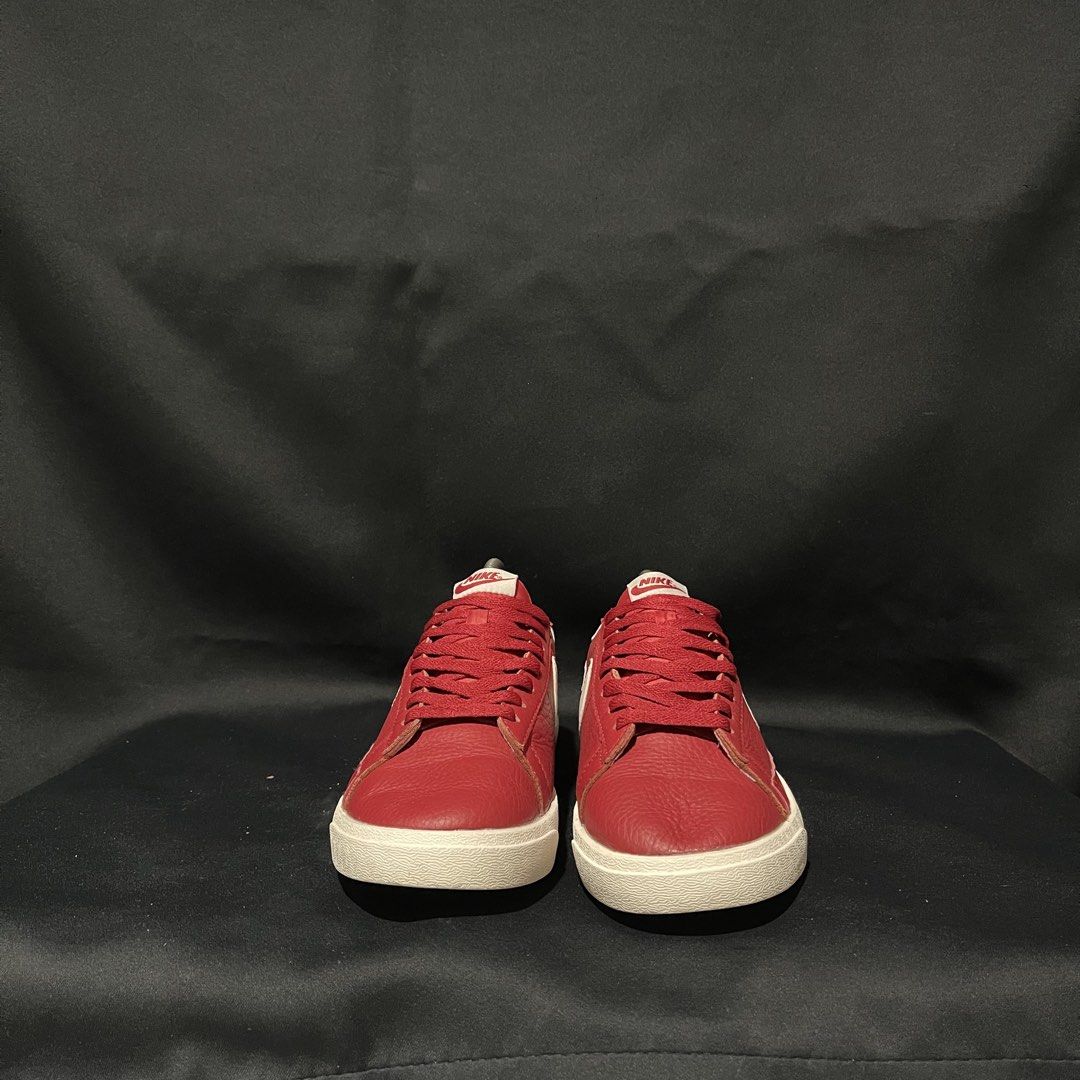 Nike Blazer Low Gym Red Ivory US 7.5 (Category: Sneakers) located in Bulacan. Submitted by ogieeee (Listing ID 1471259132, Image 2). Description: - Model: Nike Blazer Low - Colorway: Gym Red and Ivory White - Material: Tumbled leather upper with iconic white swoosh - Release Year: 2017 classic - Size: US 7.5 / EUR 40.5 / CM 25.5 - Condition: Clean soles and crisp uppers - Perfect for your daily sneaker rotation.