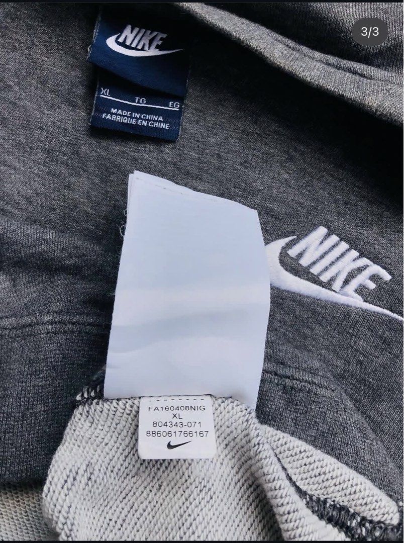 Nike Embroidered Logo (Category: Coats, Jackets and Outerwear) located in Angeles City. Submitted by wwdrip (Listing ID 1471227321, Image 3). Description: Nike Embroidered Logo •Width : 23.5 •Length : 27.5 •Size : L •Color rate : 9.7/10 •Condition :almost like new •no issue ₱700 + SF.