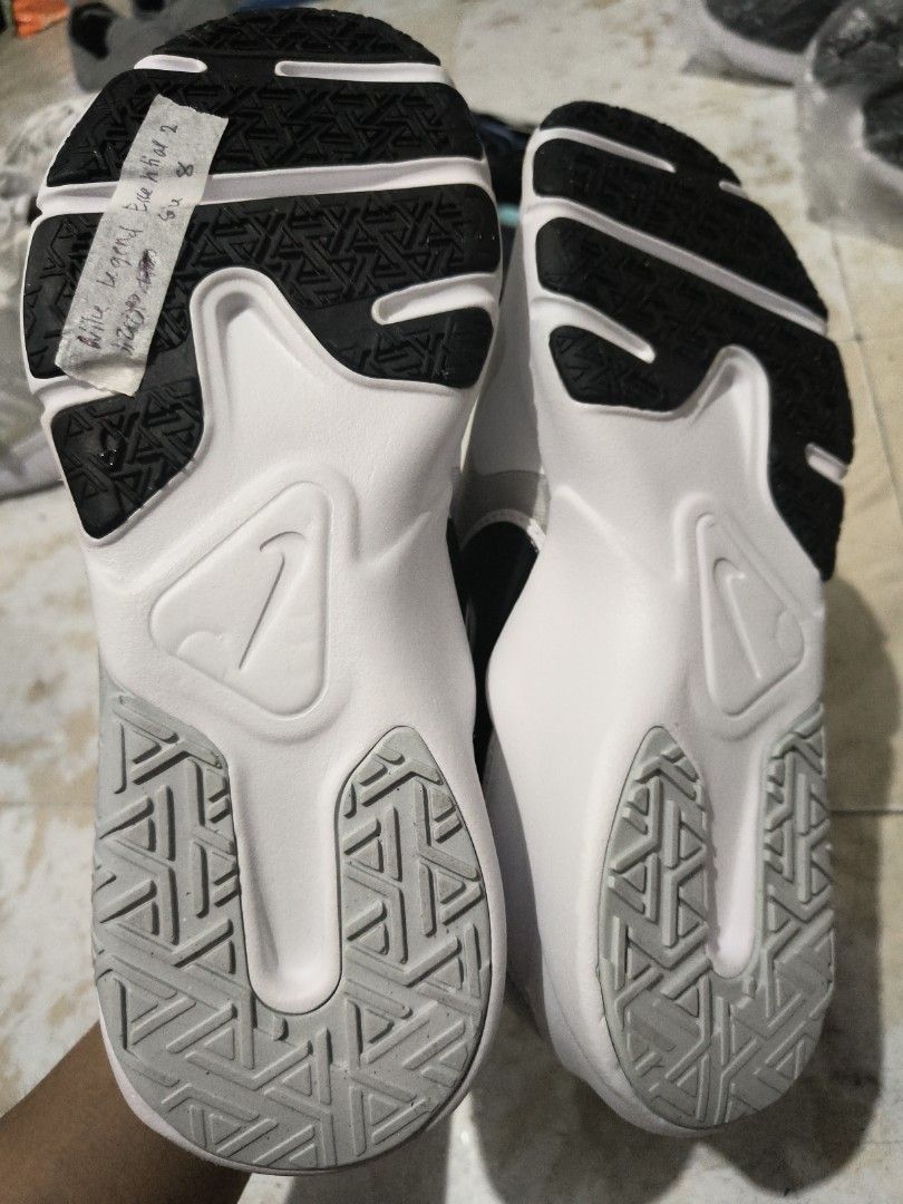 Nike Legend Essential 2 White Black Grey Trainers Size 8 (Category: Sneakers) located in Quezon City. Submitted by giemsdc (Listing ID 1471155900, Image 3). Description: - Brand/Model: Nike Legend Essential 2 Training Shoes - Colorway: White, Black, and Grey - Size: US 8 - Upper: Lightweight mesh with honeycomb texture for breathability - Support: Cushioned midsole and flat heel for maximum stability during workouts - Traction: Durable rubber out