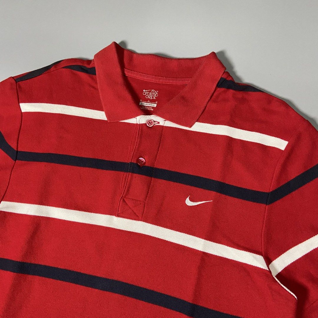 Nike The Athletic Dept Polo Shirt (Category: Tshirts & Polo Shirts ) located in Taguig. Submitted by workwearheads (Listing ID 1471136092, Image 3). Description: 🏷️Tag size: Medium ▪️Width: 19 ▪️Length: 27 ▪️Color Rate: 10/10 ▪️Issue: minor tahi sa front di ganon kalala (see last photo) ▪️Excellent Condition.