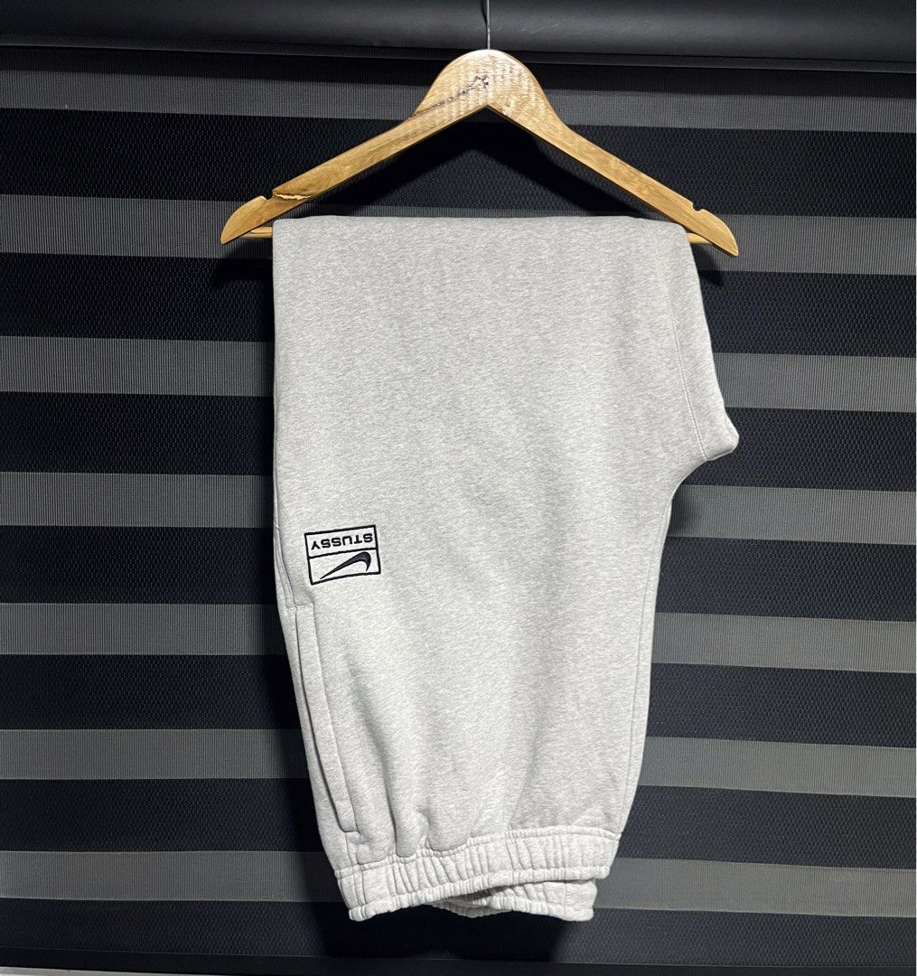 Nike x Stussy Sweatpants SS24 (Authentic) (Category: Joggers) located in Manila. Submitted by fresh2def (Listing ID 1471142270, Image 1). Description: Nike x Stussy Sweatpants SS24 (Authentic) Size XL | Like New Very small pinhole back part (unnoticeable) ₱4,500.