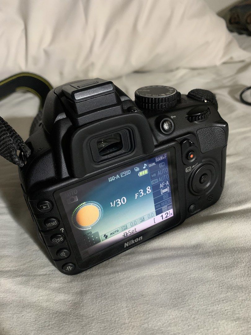 Nikon D3100 + 2 lenses + accessories (Category: Cameras) located in General Trias. Submitted by anyugates (Listing ID 1471124893, Image 2). Description: 📸 FS: Nikon D3100 + 2 lenses + accessories (complete starter kit) 📦 INCLUSIONS: Nikon D3100 body + battery AF-S DX 18-55mm kit lens AF-S DX 18-105mm VR lens Camera bag + strap 32GB SD card + card reader Nikon MH-24 battery charger + cable 📸 Shutter count: 5,000+ ⚠️ HONEST ISSUES: • LCD has vig