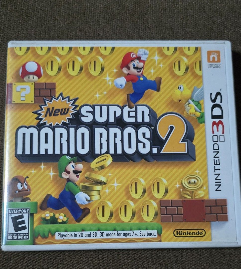 Nintendo 3ds super mario bros. 2 preowned (Category: Nintendo) located in Cavite. Submitted by jojoscollection (Listing ID 1471283464, Image 1). Description: US Version actual photos are posted Tested and working, will test again before we ship the item Shipping fee will be shouldered by the buyer J&T Express, Lalamove or Pickup Location: Dasmariñas, Cavite.