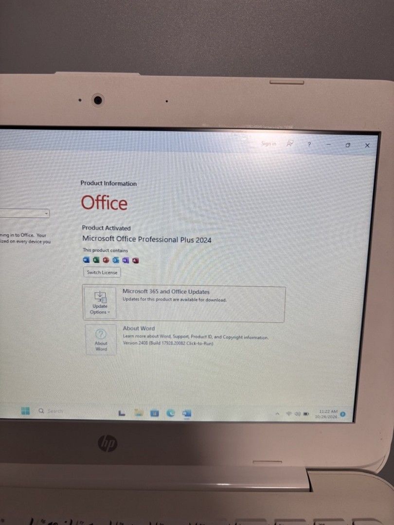 No Issue HP Windows 11 Pro Laptop (Category: Laptops & Notebooks) located in Quezon City. Submitted by bonkarlooo (Listing ID 1471158129, Image 3). Description: PAKIBASA PO MUNA BAGO MAGTANONG Selling for P2800 Only No Issue Bawal sa Maselan 2nd hand po ito Best for Students / Typing Documents HP 11.6 inch Laptop (HP Stream 11) Intel N3060 4Gb Ram 32Gb Storage Windows 11 Pro Activated Free Microsoft Office 2024 Activated (Word, Excel, Powerpoint,