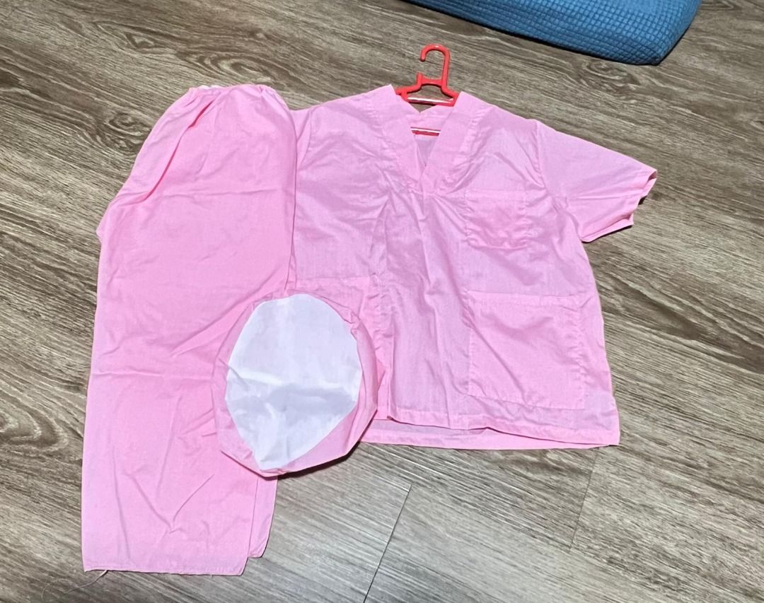 Occupation Role Play Costume for Kids, Doctor Surgeon Pink scrub ...