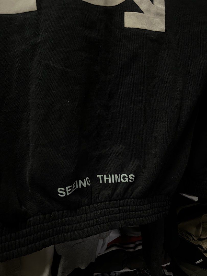 Off White Hoodie Peace Black (Category: Hoodies) located in Muntinlupa City. Submitted by ninenine.collective (Listing ID 1471123861, Image 3). Description: Off White Hoodie Peace Black - 23/27.