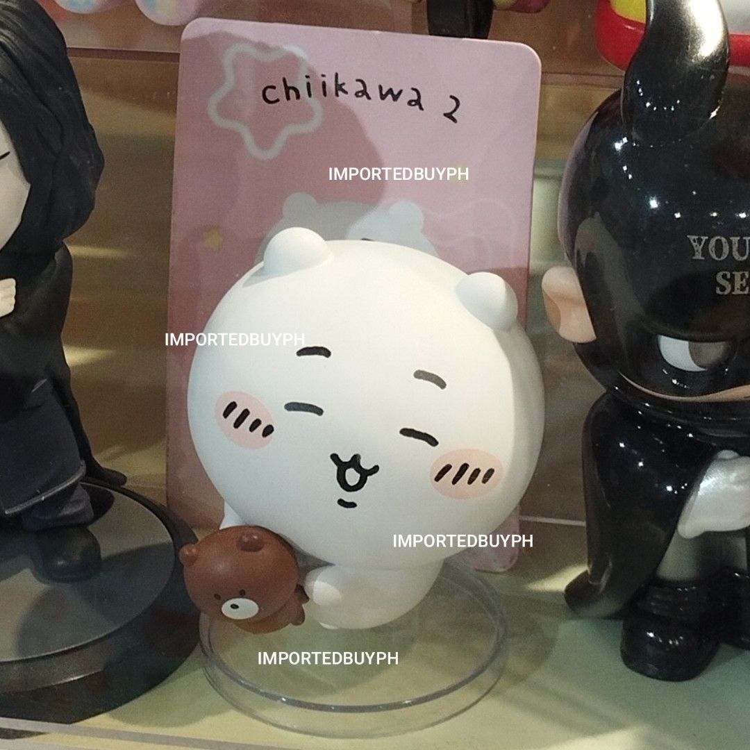 Official Chiikawa 2 Bear Toy Figure Display (Category: Figurines & Statues) located in Rizal. Submitted by importedbuyph (Listing ID 1471203127, Image 1). Description: 💯 ORIGINAL BRAND NEW OFFICIAL Actual photo display No box.