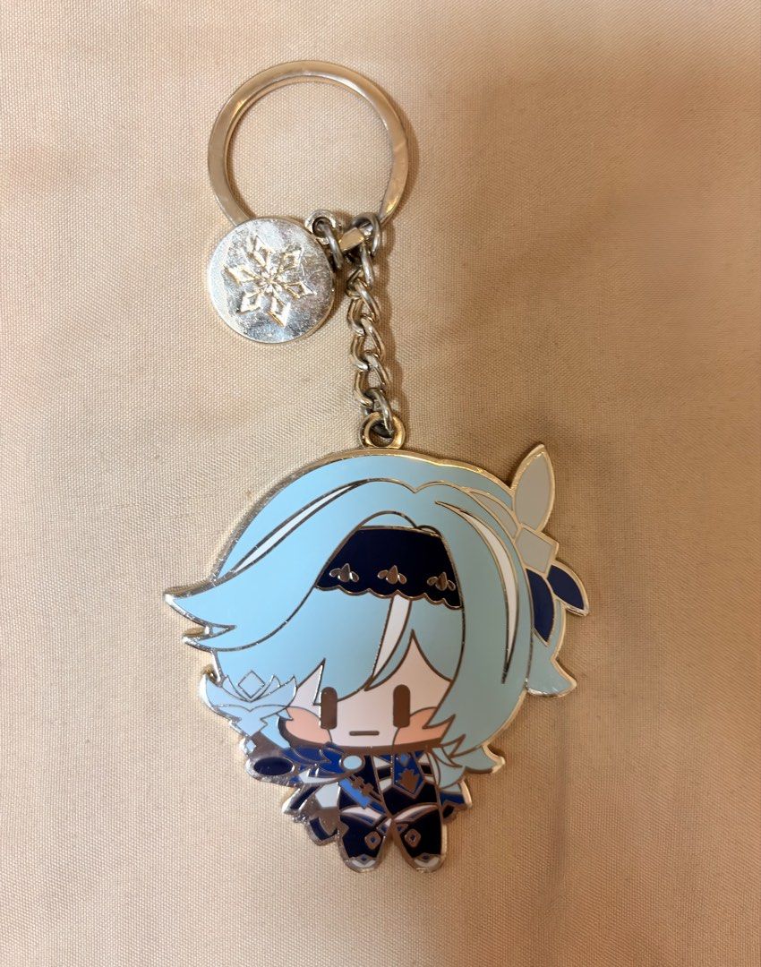 Official Eula Keychain Genshin Impact (Category: Character Goods) located in Quezon City. Submitted by lumi.vanrouge (Listing ID 1471140440, Image 1). Description: • No original packaging • No flaws MOD: JNT, SDD LOC: QC.