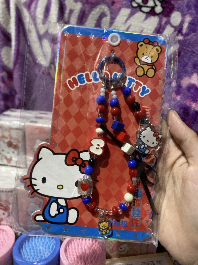 Official/ Licensed Hello Kitty Bag/ Phone Charm (Category: Character Goods) located in Bulacan. Submitted by cute.finds.ph (Listing ID 1471182590, Image 1). Description: .