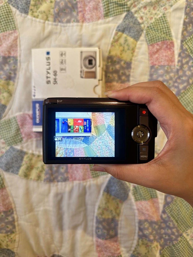 Olympus Stylus SH-60 Digital Camera with Box (Category: Cameras) located in Manila. Submitted by kentzust (Listing ID 1471277333, Image 3). Description: Olympus Stylus SH-60 🏷️ 13k PHP (negotiable) ⭒ 16 MP ⭒ 24x optical zoom ⭒ full hd max movie resolution ⭒ 9/10 body costmetics ⭒ no functional issues 💌 inclusions - camera - battery - original charging block & cable - original case & strap - manuals - original box (flawed) MOP: gcash, cash(if me