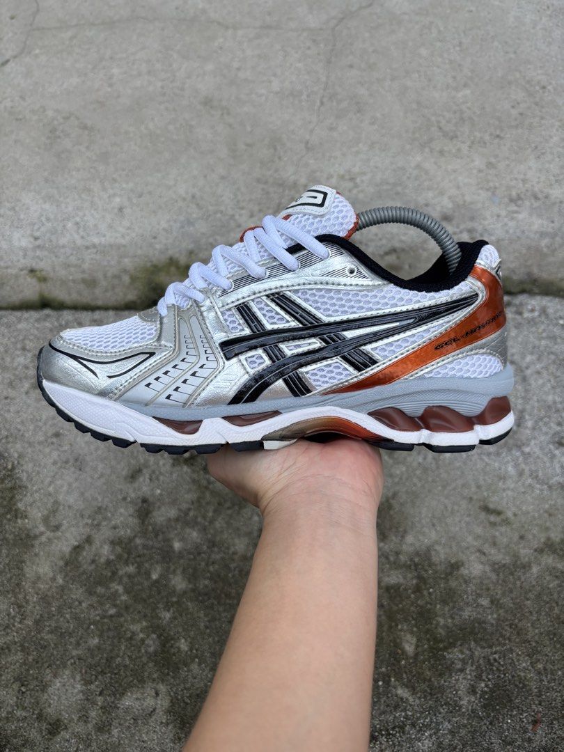 Original Asics Gel-Kayano 14 💯 (Category: Sneakers) located in Tarlac. Submitted by outsource.psg (Listing ID 1471194198, Image 1). Description: Original Asics Gel-Kayano 14 💯 7.5 men / 8 to 8.5 women Like New (Solid sa personal) P3850 + SF Dm Sure Buyer .
