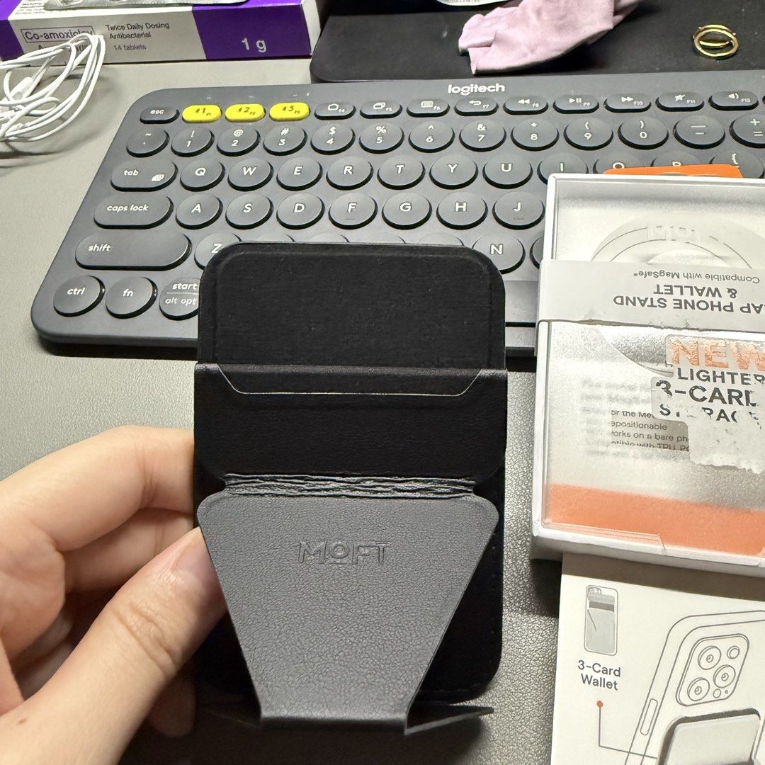 Original Moft Snap-On Phone Stand and Card Holder (Category: Cases & Sleeves) located in Quezon City. Submitted by amouredeclutters (Listing ID 1471208781, Image 3). Description: Used once only..