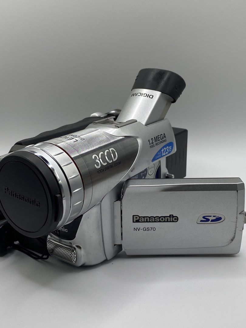 Panasonic NV-GS70 (Category: Video Cameras) located in General Natividad. Submitted by lootsnijay (Listing ID 1471132852, Image 1). Description: Panasonic NV-GS70 Inclusion/s: Tape, battery & charger Cosmetic: 8/10 Issue/s: Japanese language & not working viewfinder. No sample photos since and videos since it uses tape for videos and not having extra memory card for photos 📍NUEVA ECIJA +shipping fee -Color may vary due to lighting. -Feel free to