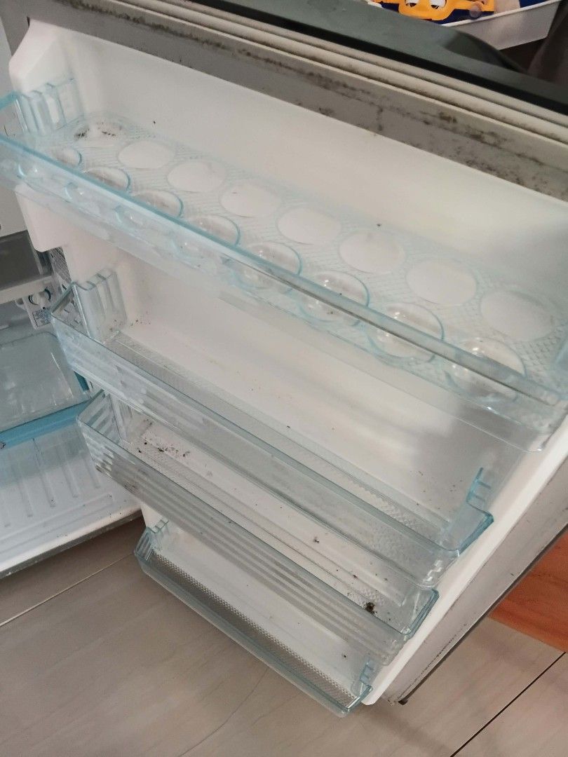 Panasonic One Door Refrigerator NR-AQ151NS (Category: Refrigerators and Freezers) located in Manila. Submitted by almira17 (Listing ID 1471270436, Image 2). Description: - Model: Panasonic NR-AQ151NS Single Door Fridge - Color: Sleek Silver Finish - Energy Rating: 312 - Interior Layout: Top freezer compartment, middle shelf, and bottom vegetable crisper - Door Storage: Three door bins complete with an egg tray - Controls: Easy-to-use temperature 