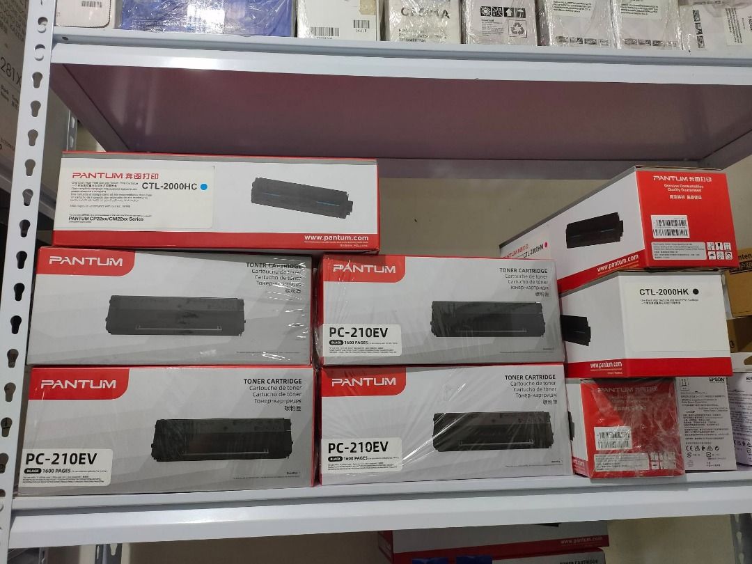 Pantum PC-210EV Black Toner Cartridge (Category: Printers, Scanners & Copiers) located in Quezon City. Submitted by inksource123 (Listing ID 1471177233, Image 2). Description: - Item: Pantum PC-210EV Black Toner Cartridge - Quantity: 4 boxes available - Yield: Up to 1,600 pages per cartridge - Condition: Brand new, unopened, and properly stored - Purchase Options: Buy individually or take the whole lot.