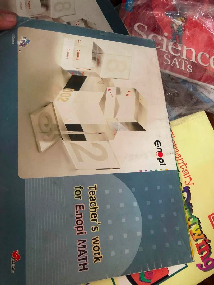 [PB] Teacher's Work instructional guide for e.nopi MATH (Eye level) (Category: Assessment Books) located in San Juan City. Submitted by ttanmien (Listing ID 1471152878, Image 2). Description: ⚜️✨⚜️✨⚜️✨⚜️✨⚜️✨⚜️ 💁🏻‍♀️SELLING PRICE: ₱200 💁🏻‍♀️Book Genre: NonFiction, Children's Nonfiction, Workbook/Assessment, Educational Activity Book, Early Childhood Education (ECE), educational textbook and instructional guide 💁🏻‍♀️Book insight: • The curric