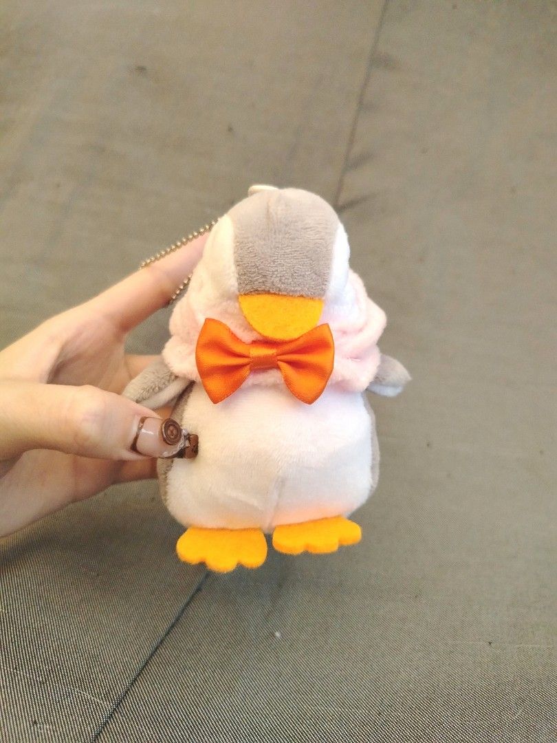 Penguin in Bunny Hat Plushie Keychain (Category: Plushies & Soft Toys) located in San Fernando. Submitted by jpmarketplace2023 (Listing ID 1471244969, Image 2). Description: 💚 All items are authentic from Japan. 💛 MOP: GCash (❌️ GCash Protect) 🩵 MOD: LBC only (❌️ S. Checkout, COD, COP) 💙 Meet-up: Vista Mall, San Fernando, Pampanga 💜 All items are on-hand. 🧡 First to pay gets the item first. ❤️ Breakable items are packed with care and cautio
