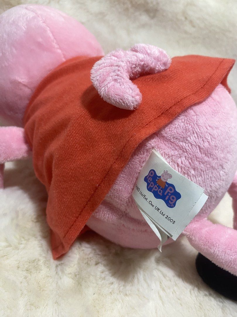 Peppa Pig plush (Category: Plushies & Soft Toys) located in Kalibo. Submitted by ollie_stuffshop (Listing ID 1471119387, Image 3). Description: 38cm x 17cm Before you send your inquiries: ❗️Last Price is already posted ❗️Manage your expectations, WYSIWYG ❗️May need washing ❗️Dropoff is every Wednesday & Sunday.