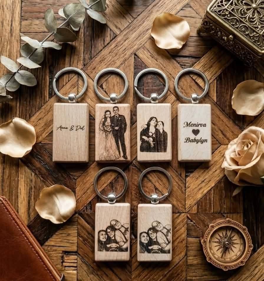 Personalized Laser Engraved wooden keychain (Category: Looking For) located in Naga. Submitted by ms.chona_laser_engraver10 (Listing ID 1471122268, Image 1). Description: laser engraved wooden portrait keychain for Souvenirs, give aways,token,personal use etc..
