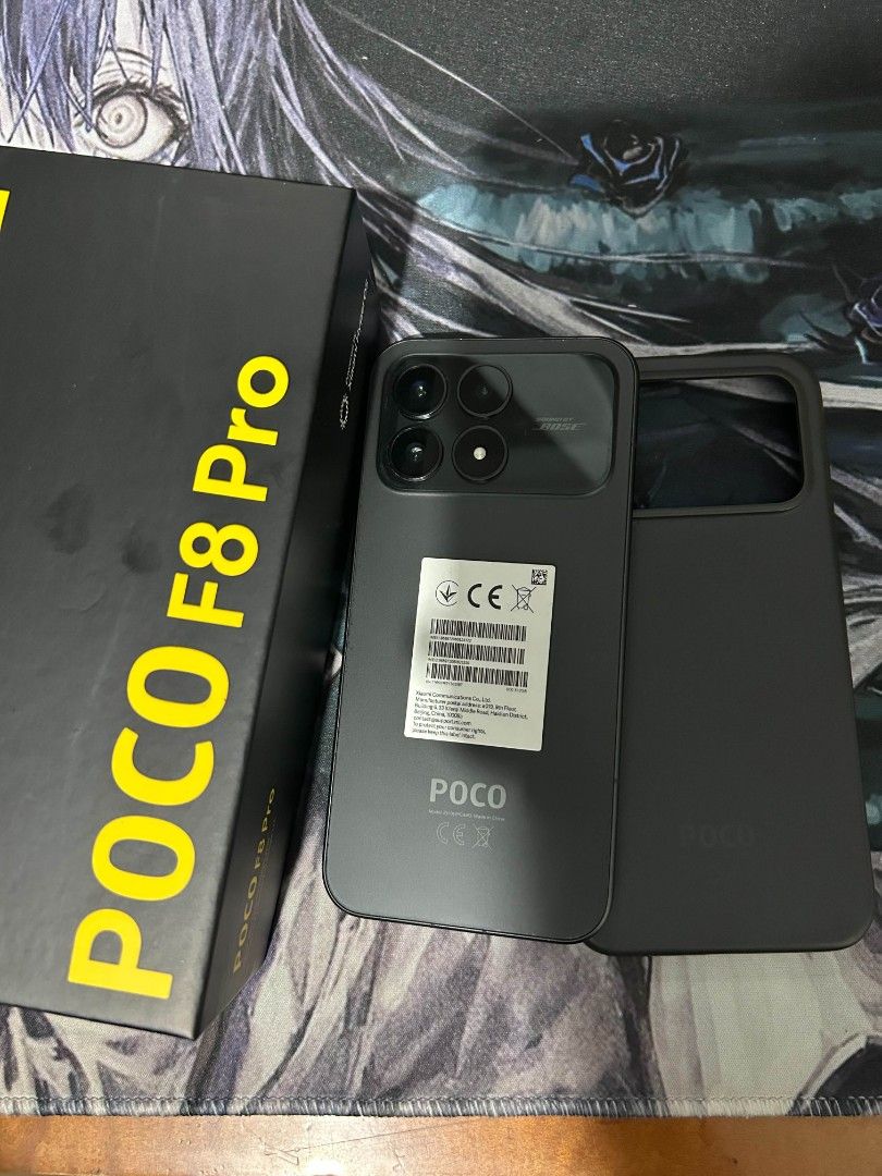 POCO F8 PRO 12/528 (Category: Android Others) located in Quezon City. Submitted by _jaaiiii (Listing ID 1471253788, Image 2). Description: POCO F8 PRO 12/528 23,OOO Fixed, pass sa tatawad. Snapdragon 8 Elite Gen. (Flagship Phone) 3M up to 3.2M Antutu Benchmark No major issue. Paint chip lang normal sa second hand. 97% makinis. No major scratch or dents. Super linaw camera, smooth n smooth. Working all! 120 Hz, Fingerprint on screen, Game turbo. L