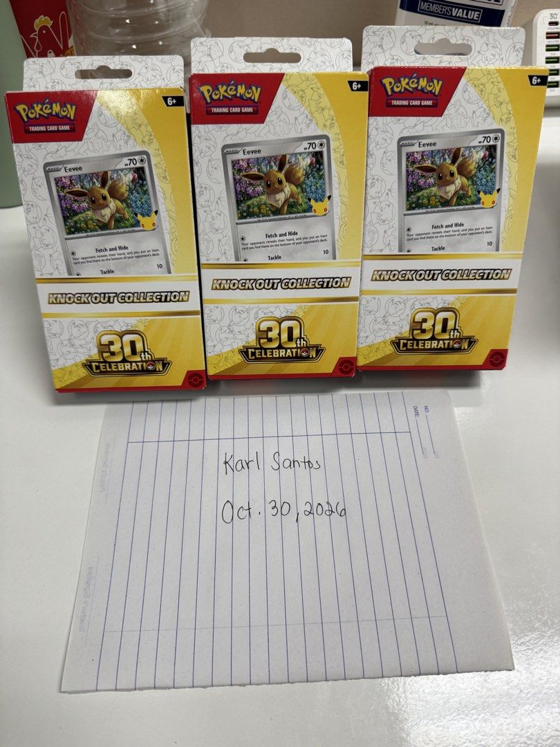 Pokemon 30th Anniversary ETB (Category: Card Boxes & Cases) located in Manila. Submitted by gentle_ksantos (Listing ID 1471239501, Image 2). Description: Brandnew Sealed not Reseal Available: 3 pcs. ETB 3 pcs. KO slight negotiable for 2 or more products pm for sure buyers 📍 Manila 💵 Bank transfer 🚚 Pickup / lalamove / Meet up halfway .