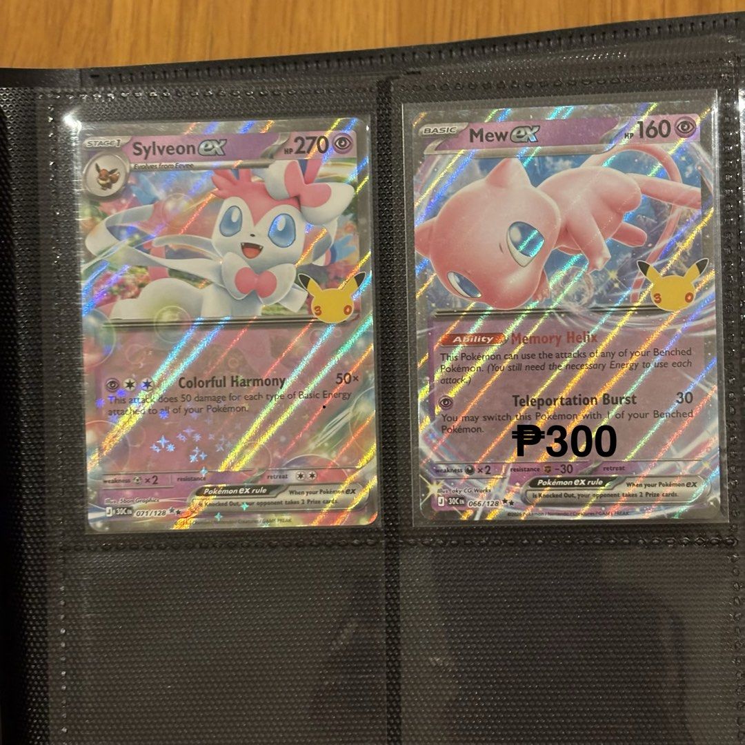 Pokemon 30th EX Cards (Category: Raw Singles) located in Las Pinas. Submitted by barbieia (Listing ID 1471089894, Image 3). Description: 💛 EX cards are at ₱250 each unless otherwise specified in the picture 💛 will include a free random Pokemon 30th card for a minimum spend of ₱700.