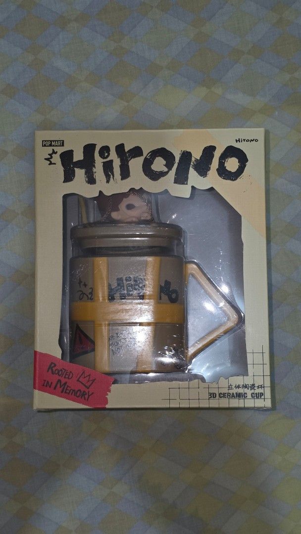 Pop Mart Hirono Rooted In Memory 3D Ceramic Cup Mug (Category: Coffee & Tea Tableware) located in Binan City. Submitted by rnznmartinez (Listing ID 1471166198, Image 2). Description: - Official Pop Mart Hirono merchandise: 'Rooted in Memory' ceramic cup - Generous 450ml capacity for your favorite drinks - Features a unique 3D figurine element attached to the mug - Comes with the original outer box and intact window packaging -Unsealed for checkin