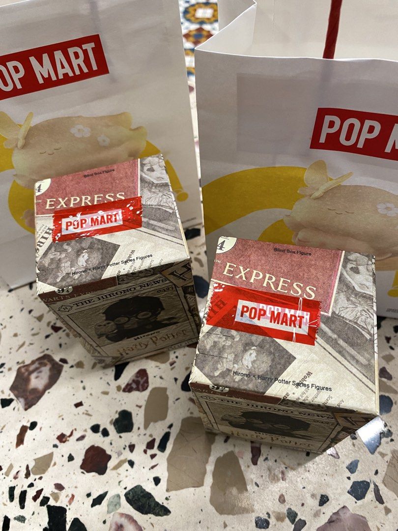 POP MART Hirono x Harry Potter Blind Box Figure (Category: Designer & Blind Box Toys) located in Quezon City. Submitted by miawaffles (Listing ID 1471210421, Image 2). Description: RFS: Already got what I want! Extra na lang these. Strictly payment first! MOP: GCash or Maribank - Brand new and 100% authentic Pop Mart x Harry Potter Hirono blind boxes - Red Pop Mart security seal tape completely intact - Free authentic store paper bags included - 