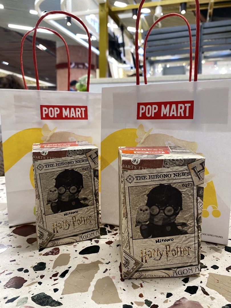 POP MART Hirono x Harry Potter Blind Box Figure (Category: Designer & Blind Box Toys) located in Quezon City. Submitted by miawaffles (Listing ID 1471210421, Image 1). Description: RFS: Already got what I want! Extra na lang these. Strictly payment first! MOP: GCash or Maribank - Brand new and 100% authentic Pop Mart x Harry Potter Hirono blind boxes - Red Pop Mart security seal tape completely intact - Free authentic store paper bags included - 