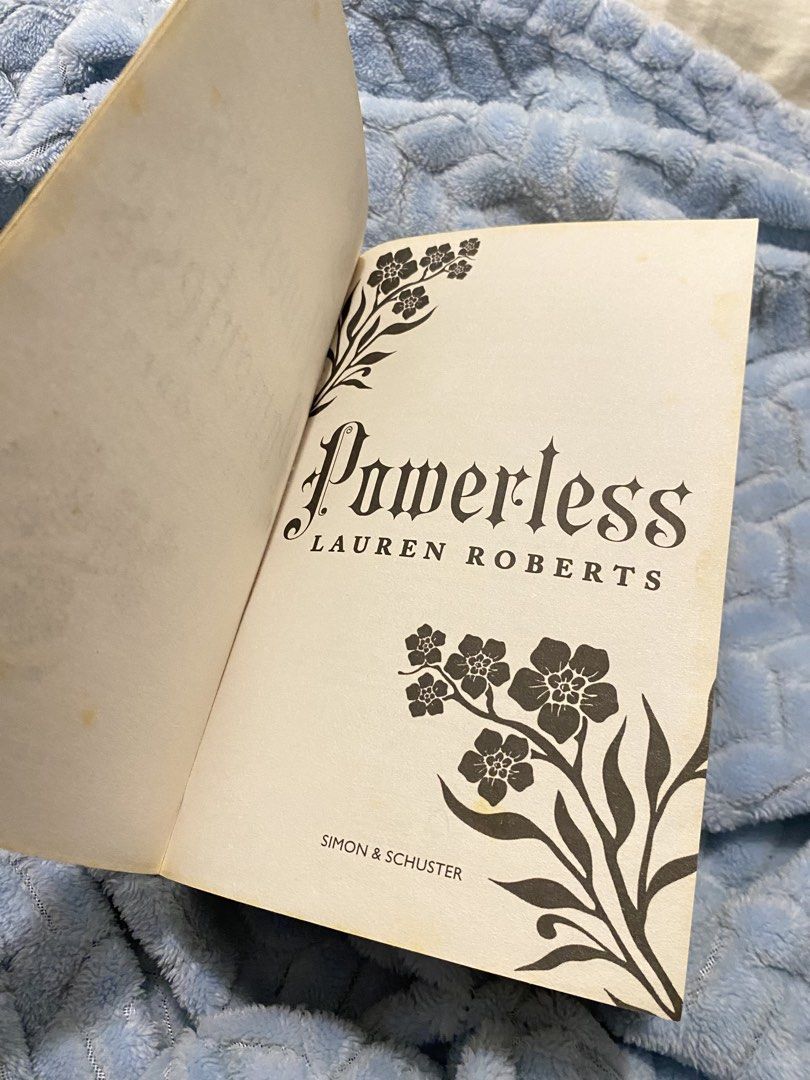 “Powerless” by Lauren Roberts (Category: Storybooks) located in Cavite. Submitted by rorovi_10010 (Listing ID 1471197127, Image 3). Description: .