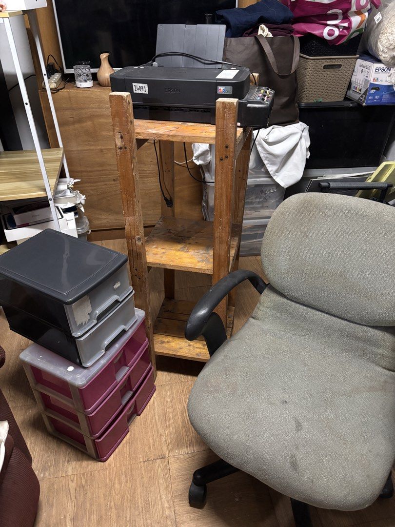 Printer, Shelves, Drawers Office SET Take all (Category: Other Home Furniture) located in Quezon City. Submitted by mariesapo (Listing ID 1471226193, Image 2). Description: .