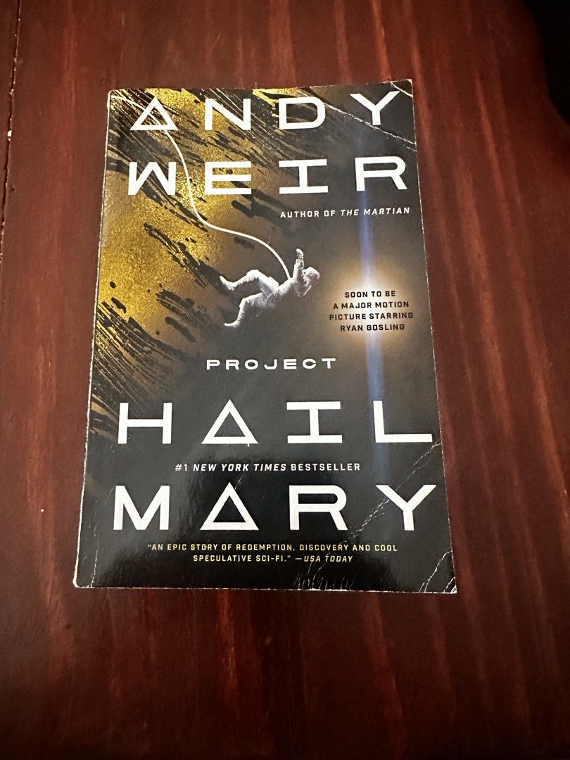 Project Hail Mary by Andy Weir Paperback (Category: Storybooks) located in Mandaluyong City. Submitted by kingseiji (Listing ID 1471294512, Image 1). Description: No highlights / writings. Authentic from FullyBooked.