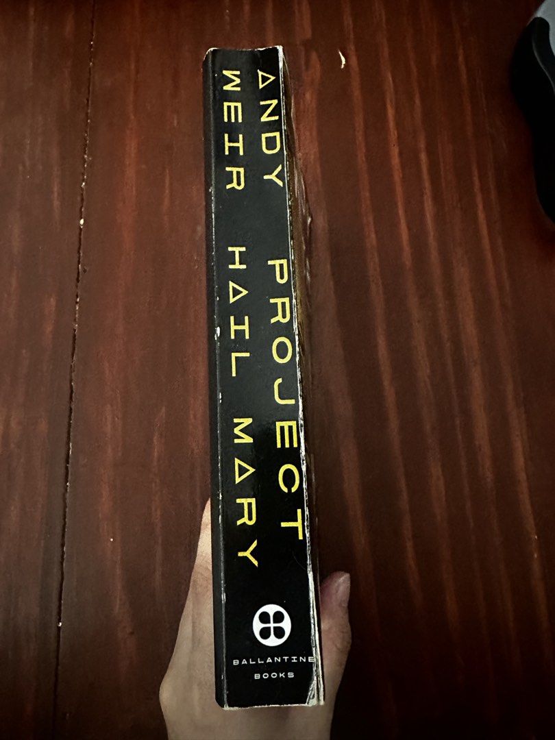 Project Hail Mary by Andy Weir Paperback (Category: Storybooks) located in Mandaluyong City. Submitted by kingseiji (Listing ID 1471294512, Image 3). Description: No highlights / writings. Authentic from FullyBooked.