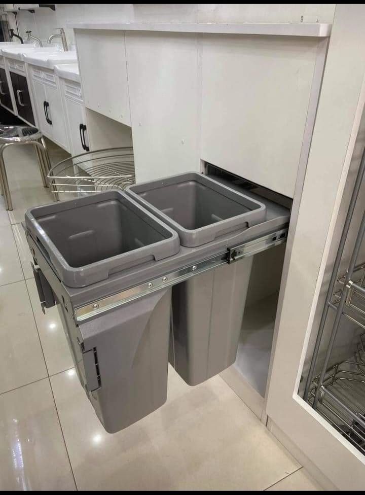 PULL-OUT TRASH CAN (Category: Waste Bins & Bags) located in Manila. Submitted by mayebarle006077 (Listing ID 1471138209, Image 3). Description: PULL-OUT TRASH CAN Keep your kitchen clean, organized, and clutter-free with our Pull-Out Trash Can, designed for convenient waste disposal and space-efficient storage. Its pull-out design allows the trash bin to be stored inside a cabinet and accessed easily whenever needed. ✅ Space-Saving Design – Keeps