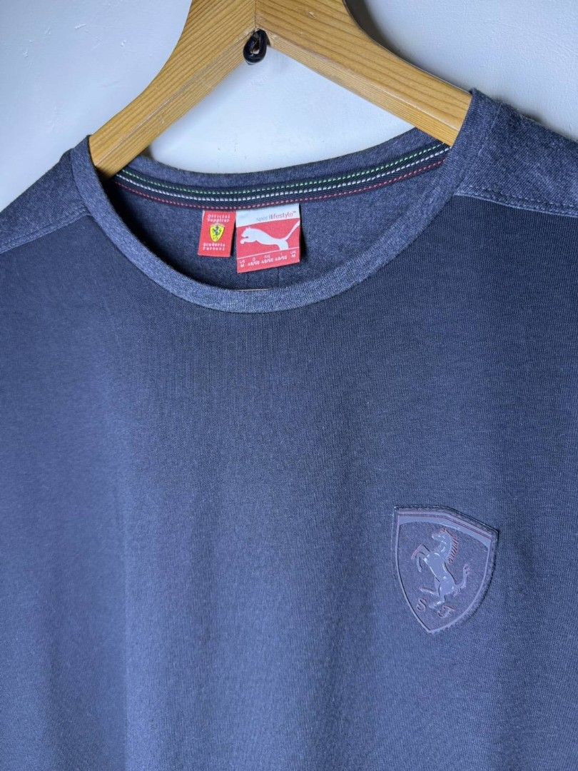 PUMA X FERRARI RACING SHIRT (Category: Formal Shirts) located in Manila. Submitted by lunaras_declutter (Listing ID 1471183721, Image 2). Description: GOOD AS NEW MWDIUM NO ISSUE 10 COLOR RATE.