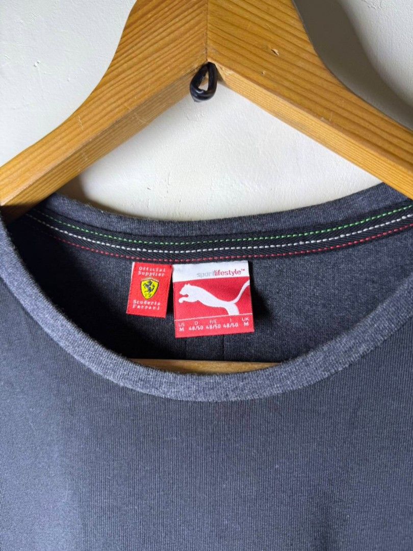 PUMA X FERRARI RACING SHIRT (Category: Formal Shirts) located in Manila. Submitted by lunaras_declutter (Listing ID 1471183721, Image 3). Description: GOOD AS NEW MWDIUM NO ISSUE 10 COLOR RATE.