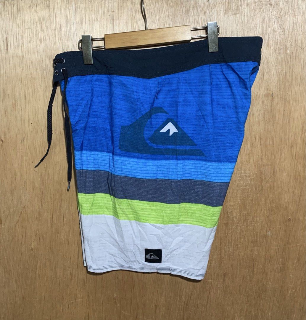 Quiksilver Boardshort (Category: Swim Trunks & Board Shorts) located in Cebu City. Submitted by handpickedxthrift (Listing ID 1471136414, Image 3). Description: Size 34-35w x 20L Issue: Minimal runs Color rate 9.5/10.