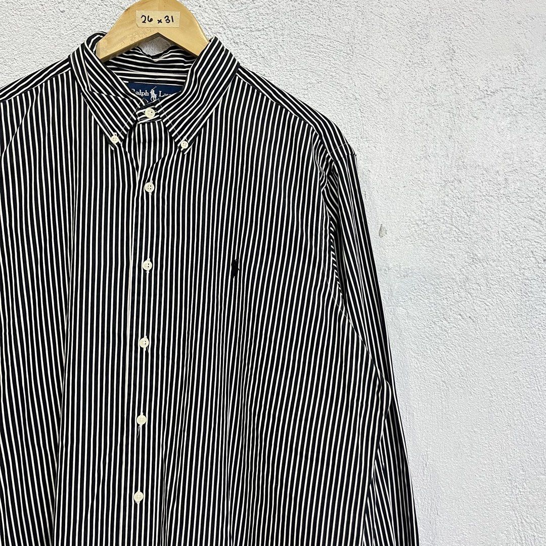Ralph Lauren Buttondown Stripes (Category: Formal Shirts) located in Naga. Submitted by arccave (Listing ID 1471141416, Image 1). Description: Size on Tag: Large Measurements: 26W” × 31L” Recommended Fit: XL - XXL Condition: Excellent Condition ✨ Issue: NONE AUTHENTICITY GUARANTEED.