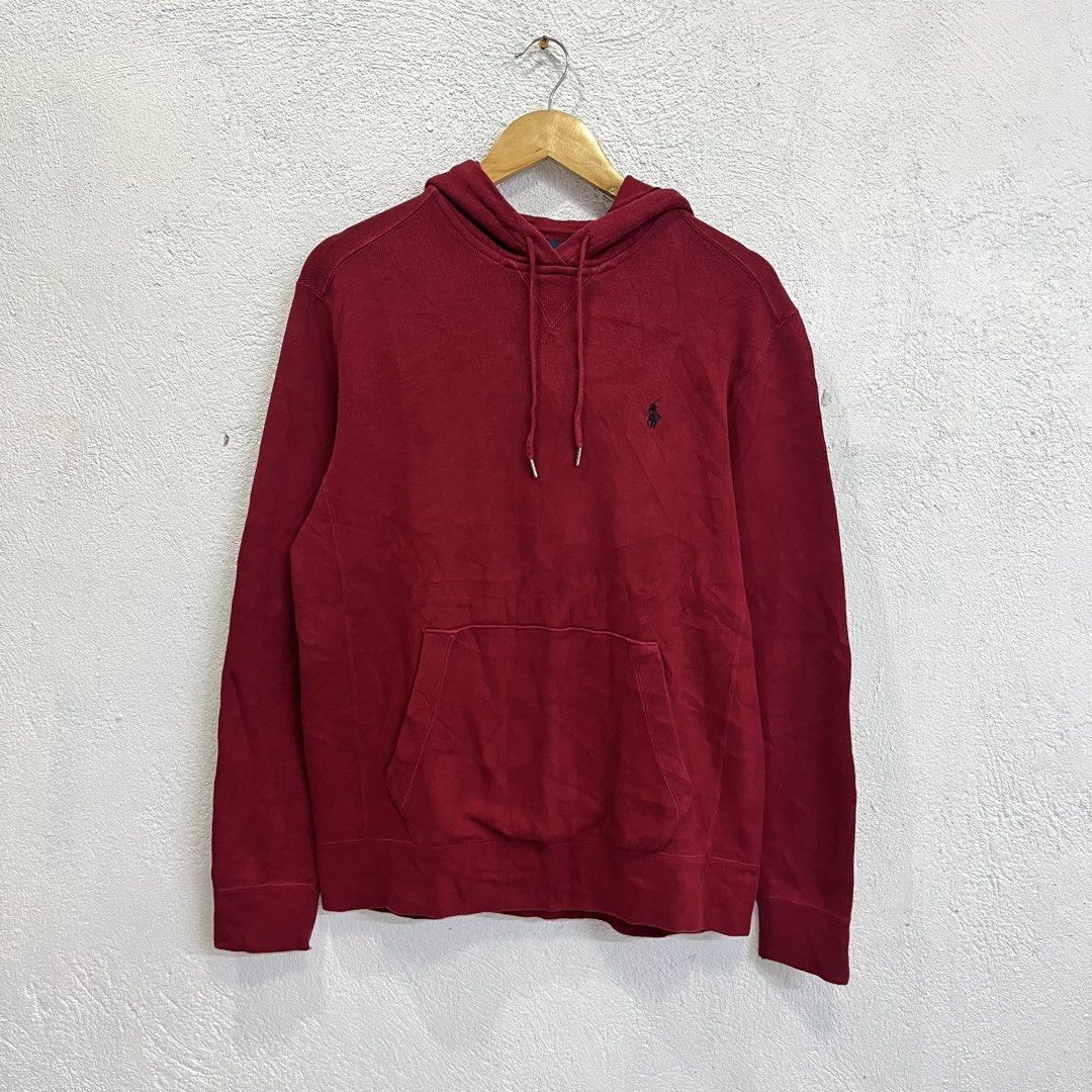 Ralph Lauren Hoodie Maroon (Category: Coats, Jackets and Outerwear) located in Naga. Submitted by arccave (Listing ID 1471141112, Image 2). Description: Size on Tag: Medium Measurements: 22W” × 27L” Recommended Fit: M-L Condition: Excellent Condition ✨ Issue: NONE AUTHENTICITY GUARANTEED.