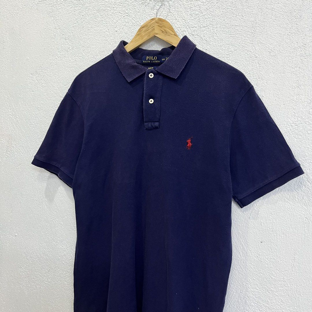 Ralph Lauren Navy Polo (Category: Tshirts & Polo Shirts ) located in Naga. Submitted by arccave (Listing ID 1471140820, Image 3). Description: Size on Tag: Large Measurements: 21W” × 28L” Recommended Fit: M - L Condition: Good Condition ✨ Issue: Some fading AUTHENTICITY GUARANTEED.